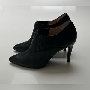 EUC worn once inez shoes marisol 90mm black booties sz 6.5, fits like sz 6